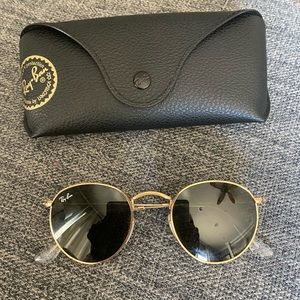 Ray Ban round metal sunglasses
